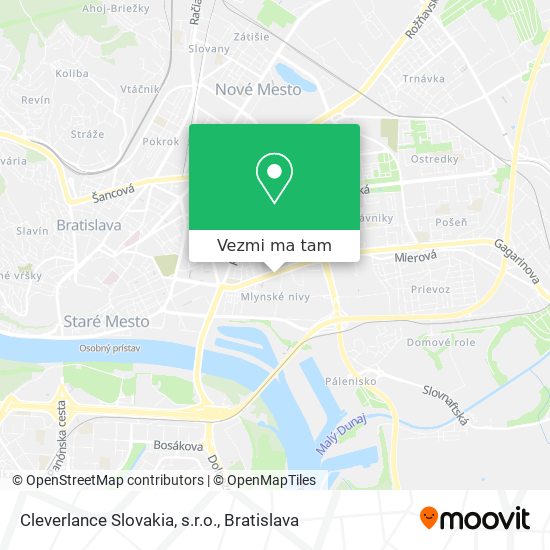 Cleverlance Slovakia, s.r.o. mapa