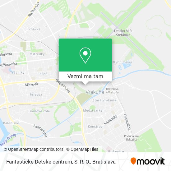 Fantasticke Detske centrum, S. R. O. mapa