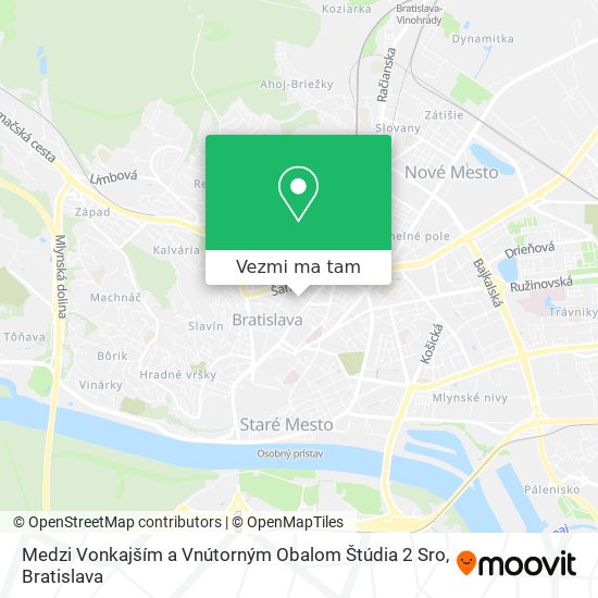 Medzi Vonkajším a Vnútorným Obalom Štúdia 2 Sro mapa