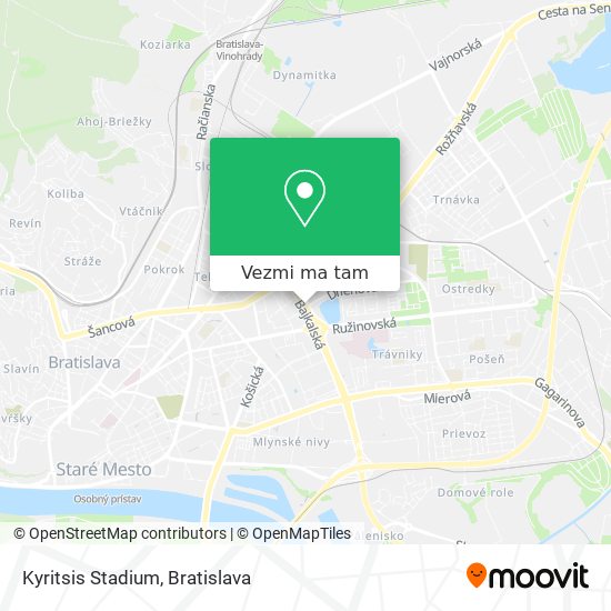 Kyritsis Stadium mapa