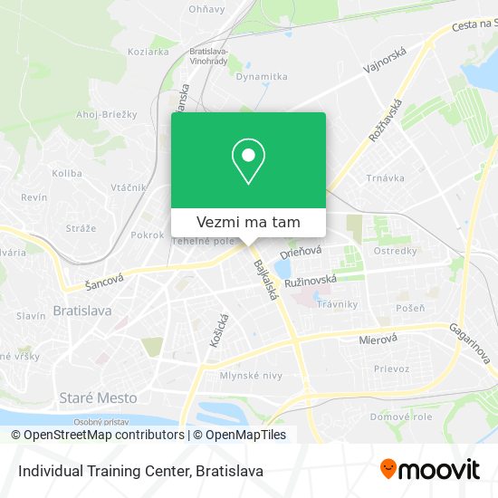 Individual Training Center mapa