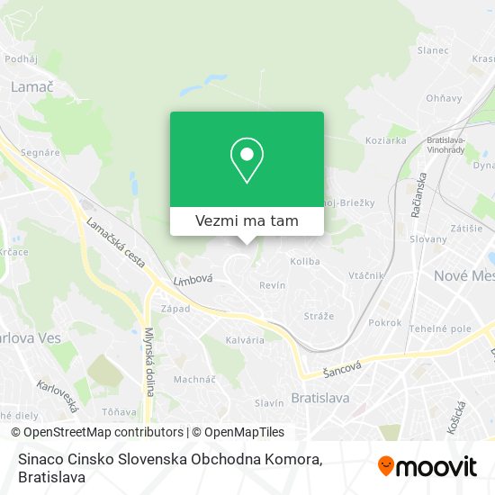 Sinaco Cinsko Slovenska Obchodna Komora mapa