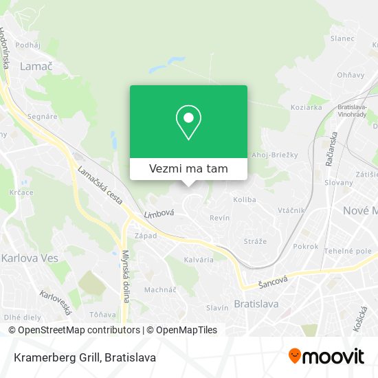 Kramerberg Grill mapa