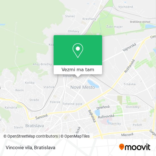 Vincovie vila mapa