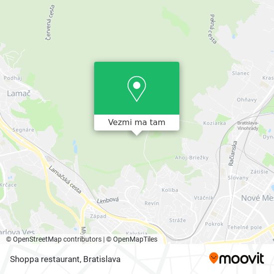 Shoppa restaurant mapa
