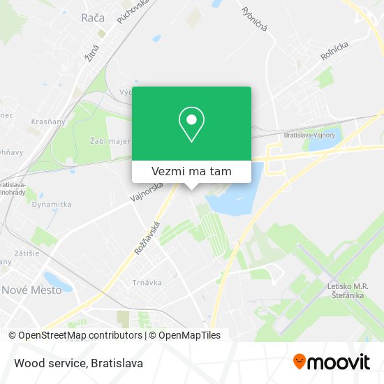 Wood service mapa