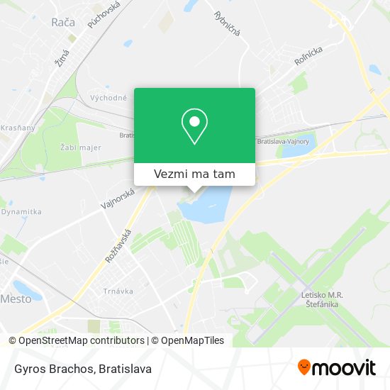 Gyros Brachos mapa