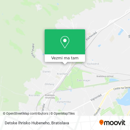 Detske Ihrisko Hubeneho mapa