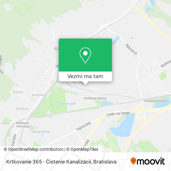 Krtkovanie 365 - Čistenie Kanalizácií mapa