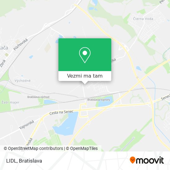 LIDL mapa