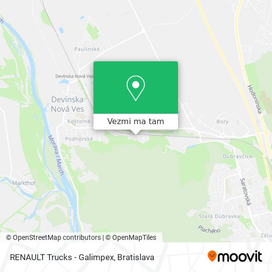 RENAULT Trucks - Galimpex mapa