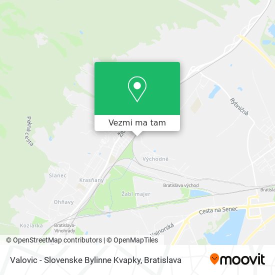 Valovic - Slovenske Bylinne Kvapky mapa