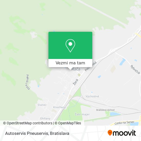 Autoservis Pneuservis mapa