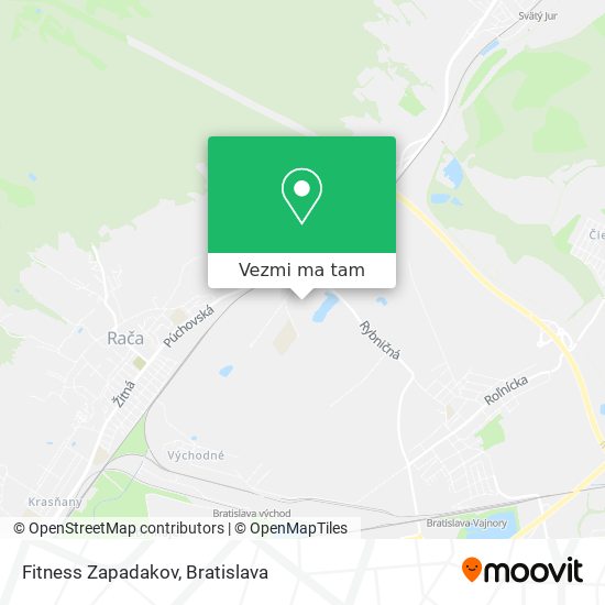 Fitness Zapadakov mapa