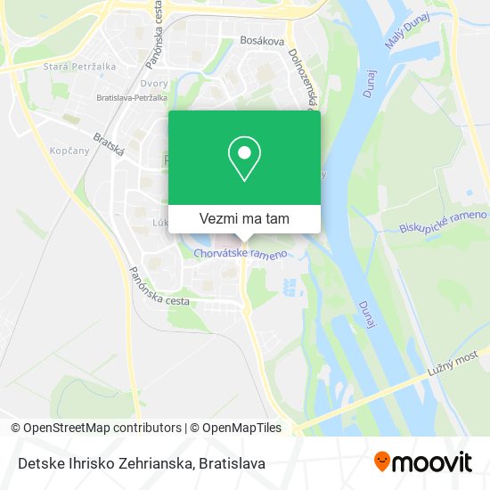 Detske Ihrisko Zehrianska mapa