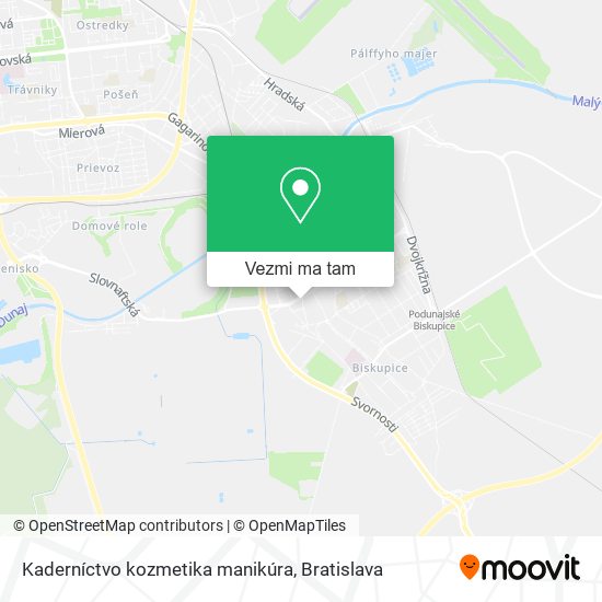 Kaderníctvo kozmetika manikúra mapa