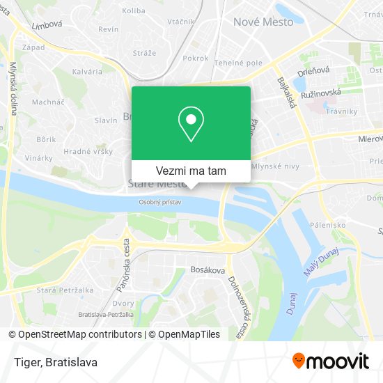 Tiger mapa