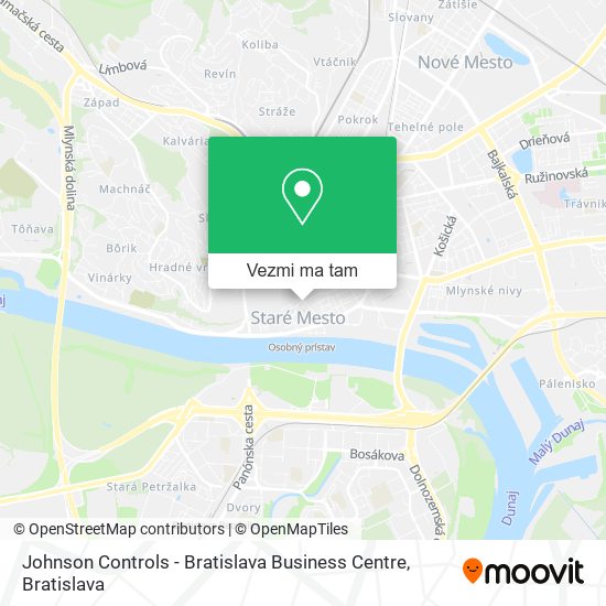 Johnson Controls - Bratislava Business Centre mapa