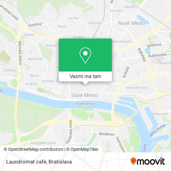 Laundromat café mapa
