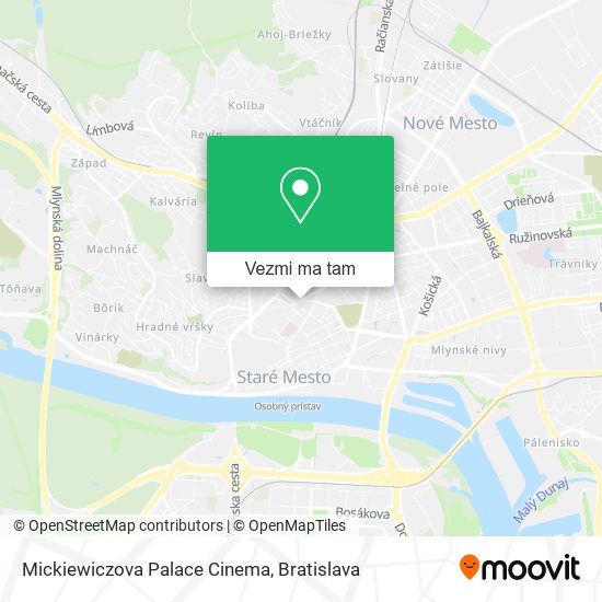 Mickiewiczova Palace Cinema mapa