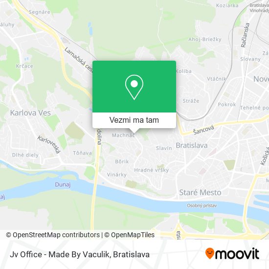 Jv Office - Made By Vaculik mapa