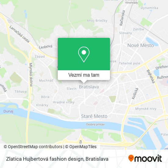 Zlatica Hujbertová fashion design mapa