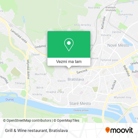 Grill & Wine restaurant mapa