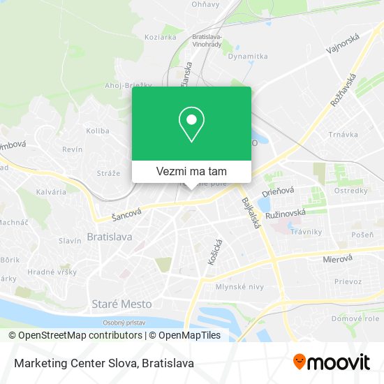 Marketing Center Slova mapa