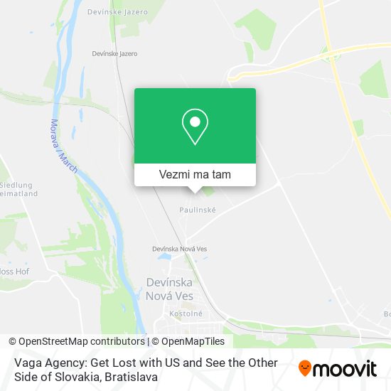 Vaga Agency: Get Lost with US and See the Other Side of Slovakia mapa
