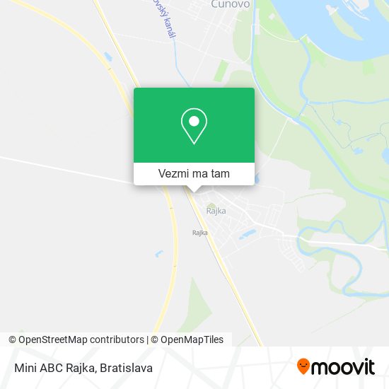 Mini ABC Rajka mapa