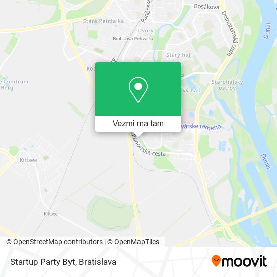 Startup Party Byt mapa