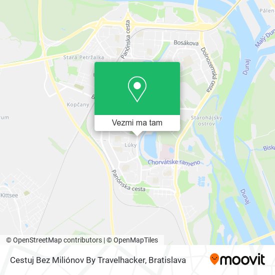 Cestuj Bez Miliónov By Travelhacker mapa