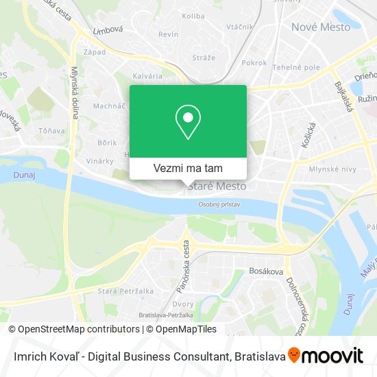 Imrich Kovaľ - Digital Business Consultant mapa