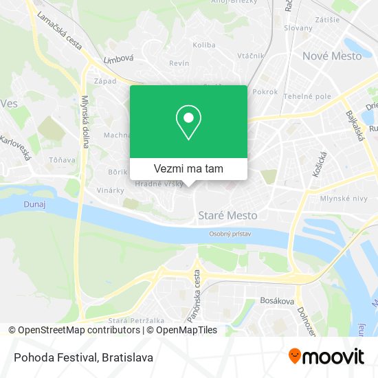 Pohoda Festival mapa