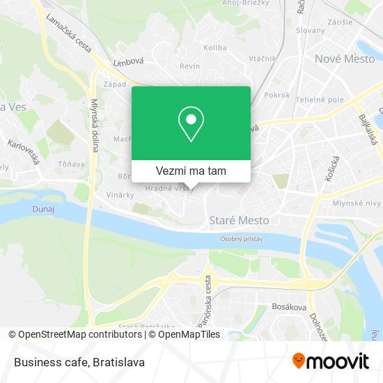 Business cafe mapa