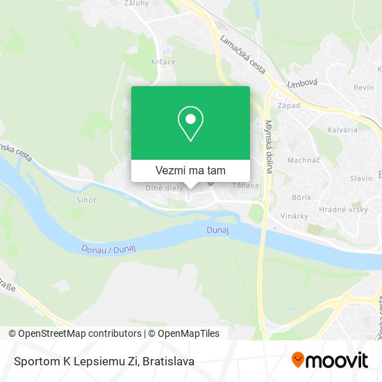 Sportom K Lepsiemu Zi mapa