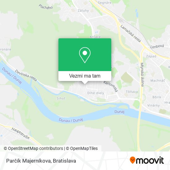 Parčík Majerníkova mapa