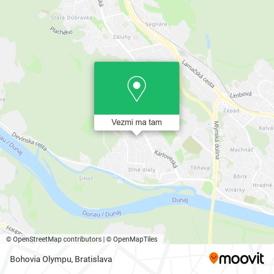 Bohovia Olympu mapa