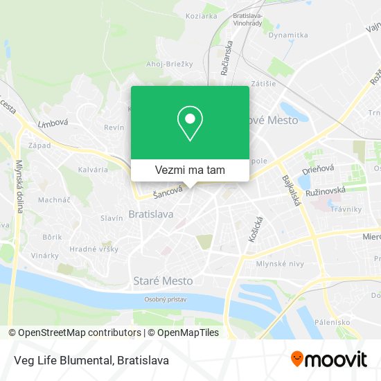 Veg Life Blumental mapa