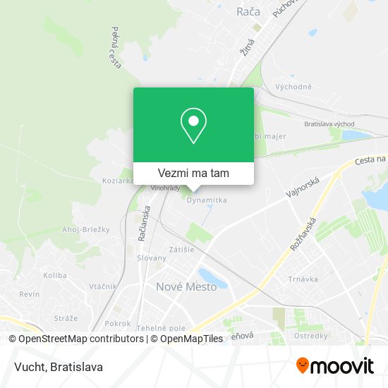 Vucht mapa