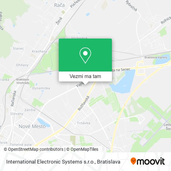 International Electronic Systems s.r.o. mapa