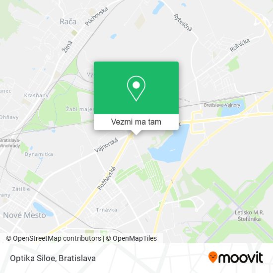 Optika Siloe mapa