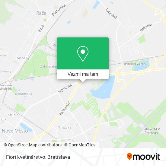 Fiori kvetinárstvo mapa