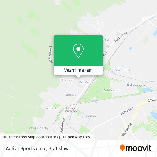 Active Sports s.r.o. mapa