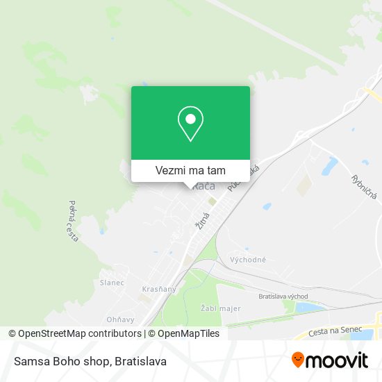 Samsa Boho shop mapa