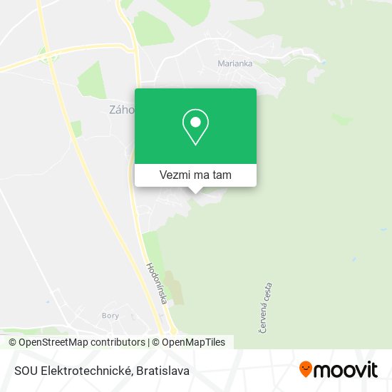 SOU Elektrotechnické mapa