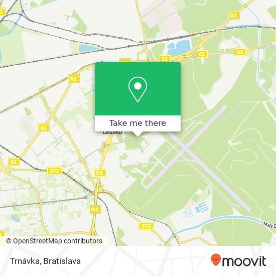 Trnávka mapa