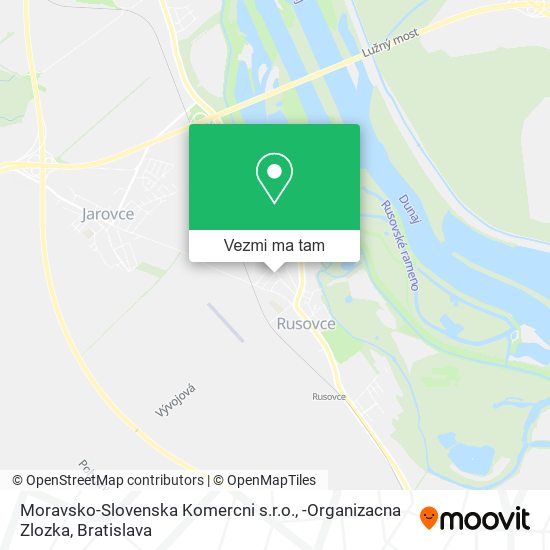 Moravsko-Slovenska Komercni s.r.o., -Organizacna Zlozka mapa