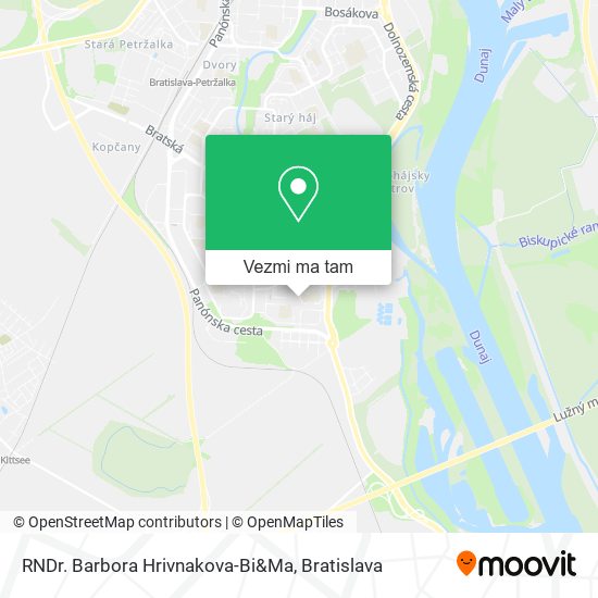 RNDr. Barbora Hrivnakova-Bi&Ma mapa