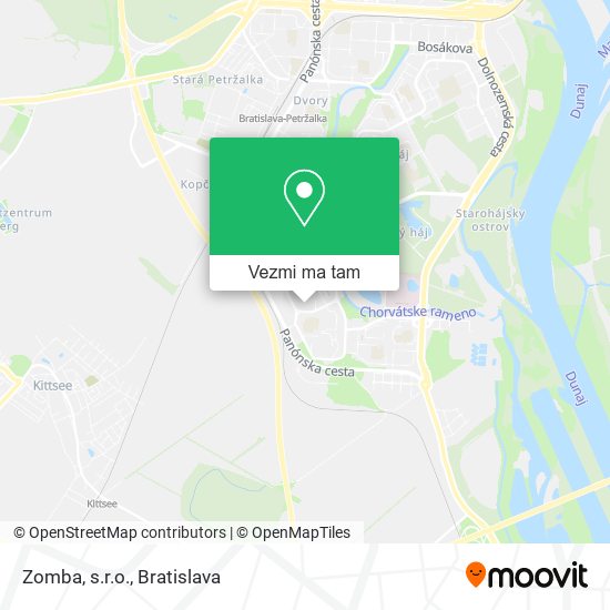 Zomba, s.r.o. mapa
